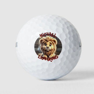 Pelotas De Golf El león crece
