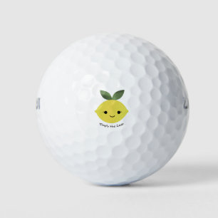 Pelotas De Golf El limón Kawaii Zest