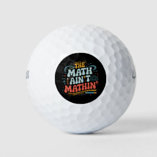 Pelotas De Golf El Math No Cuadra Muestra Tu Trabajo Profesor De M