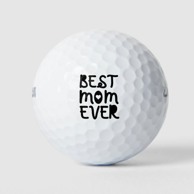 Pelotas De Golf El mejor día de la madre (Anverso)