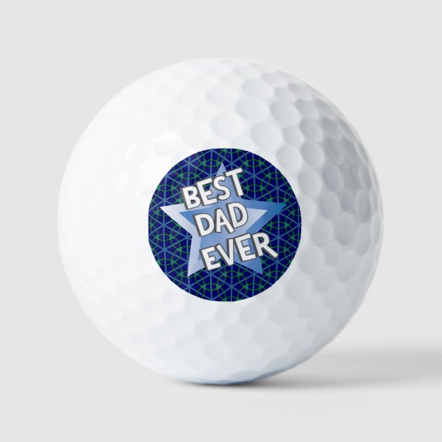 Pelotas De Golf El mejor día del padre (Anverso)