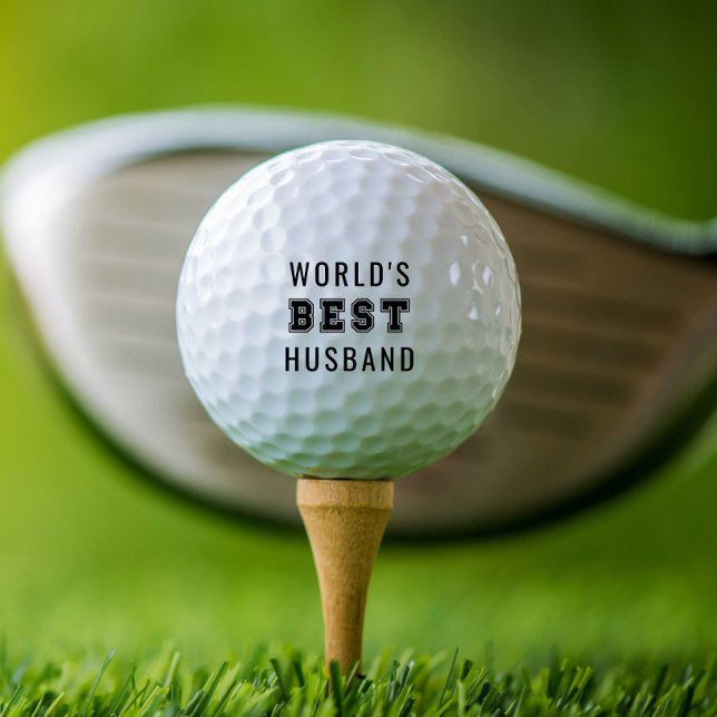 Pelotas De Golf El mejor esposo del mundo (Subido por el creador)