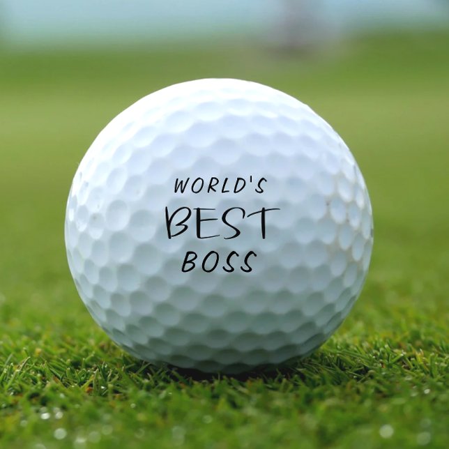Pelotas De Golf El mejor jefe del mundo (Subido por el creador)
