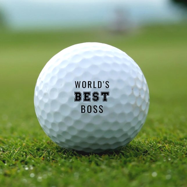 Pelotas De Golf El mejor jefe del mundo (Subido por el creador)