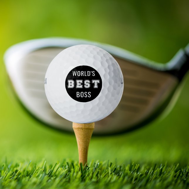 Pelotas De Golf El mejor jefe del mundo (Subido por el creador)