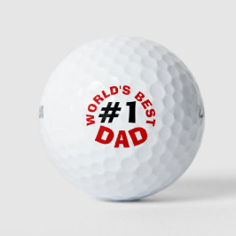 Pelotas De Golf El mejor papá del mundo