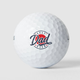 Pelotas De Golf El mejor papá del mundo americano