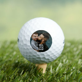 Pelotas De Golf El Mejor Regalo Fotográfico De Papá Personalizado 