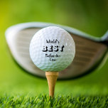 Pelotas De Golf El mejor suegro del mundo<br><div class="desc">Celebra un suegro golfista con las mejores pelotas de golf de su suegro en el mundo,  presentando "El mejor suegro del mundo" escrito en una genial tipografía retro.</div>