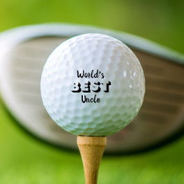 Pelotas De Golf El mejor tío del mundo