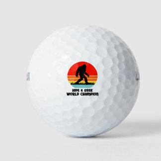 Pelotas De Golf El mundo se esconde y busca
