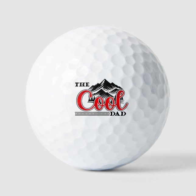 Pelotas De Golf El padre genial (Anverso)