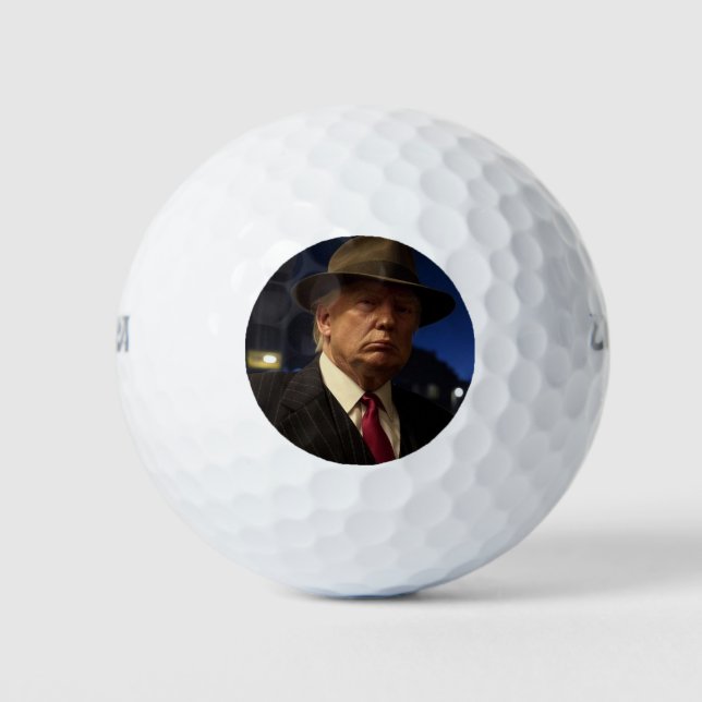 Pelotas De Golf El padrino de América Don J. Trump (Anverso)