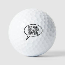 El personalizado de globos cómicos Golfer solo per