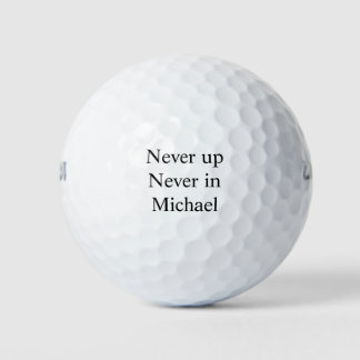 Pelotas De Golf El Personalizado gracioso nunca llegó