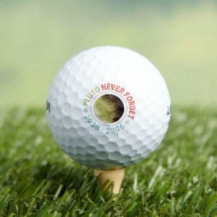 Pelotas De Golf El Plutón nunca olvida 1930-2006 el retro del plan