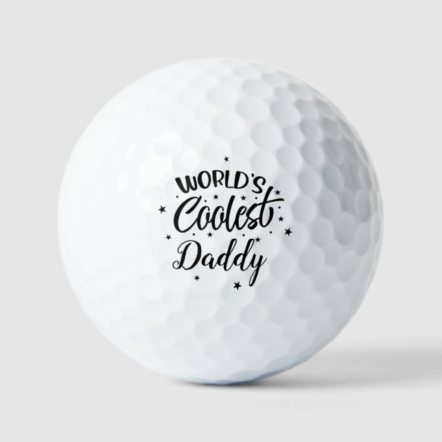 Pelotas De Golf El regalo del Día del Padre más frío del mundo (Anverso)