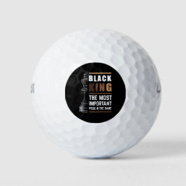 Pelotas De Golf El Rey Negro La Pieza Más Importante En El Juego 1