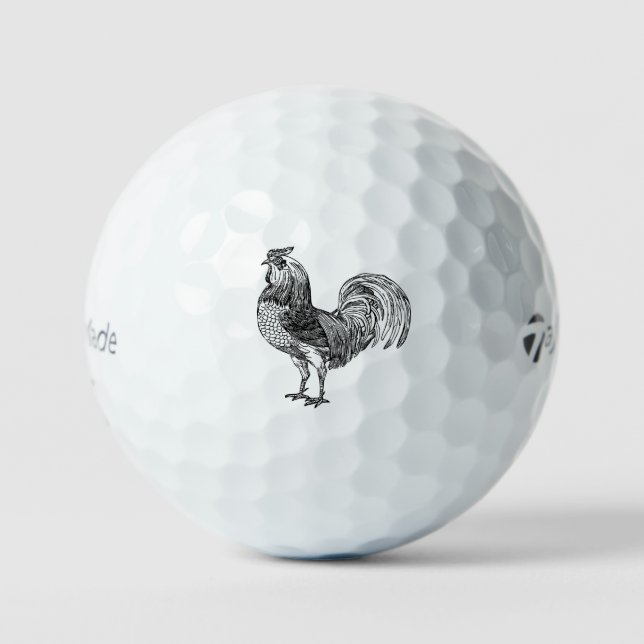 Pelotas De Golf El Rooster (Anverso)