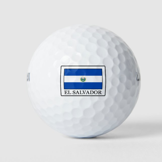 Pelotas De Golf El Salvador (Anverso)