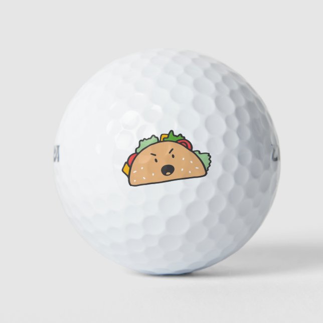 Pelotas De Golf El taco enojado (Anverso)