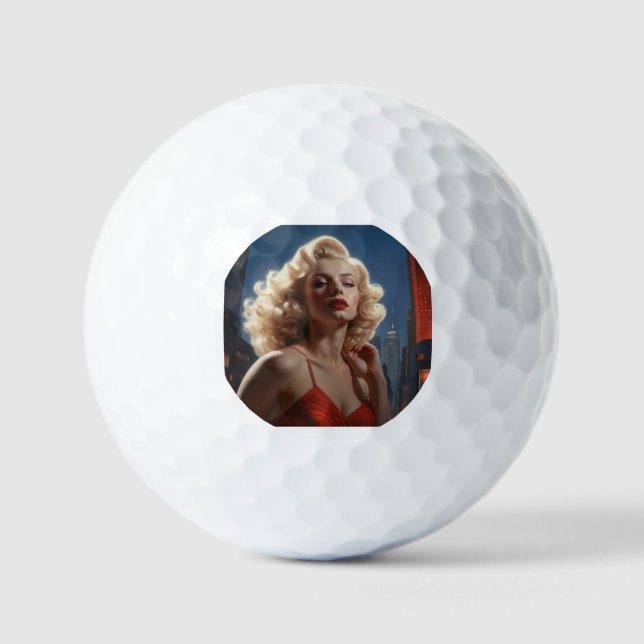 Pelotas De Golf El Tee-rific Golf Ball de Marilyn (Anverso)
