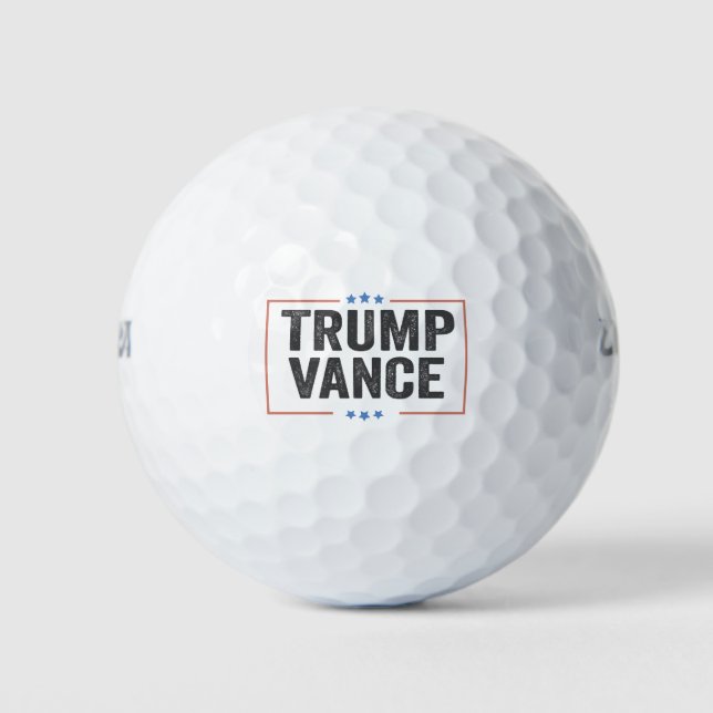 Pelotas De Golf El vicepresidente de Trump, Vance presidente elect (Anverso)