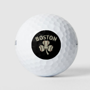 Pelotas De Golf El vintage Boston St Patrick's Day el Shamrock irl