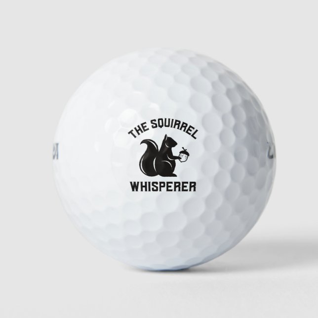 Pelotas De Golf El Whisperer de la ardilla | Squirrel Lover (Anverso)