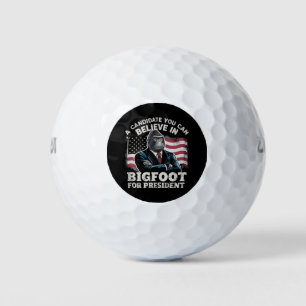Pelotas De Golf Elección 2024 Divertido Voto Sasquatch EE. UU.