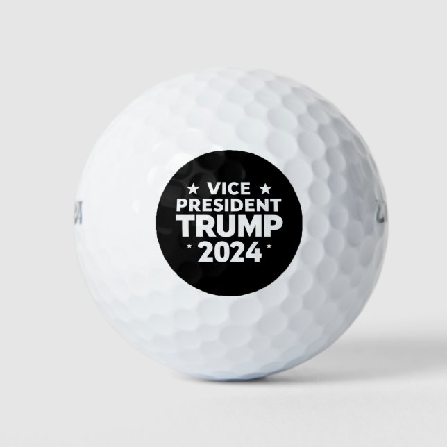 Pelotas De Golf Elección divertida para vicepresidente Trump, cita (Anverso)