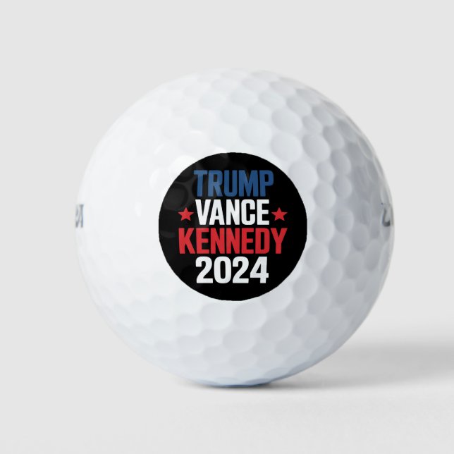 Pelotas De Golf Elecciones entre Trump y Kennedy (Anverso)