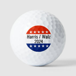 Pelotas De Golf Elecciones Harris Walz 2024