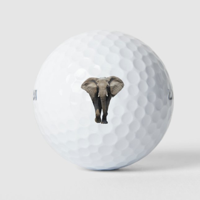 Pelotas De Golf Elefante (Anverso)
