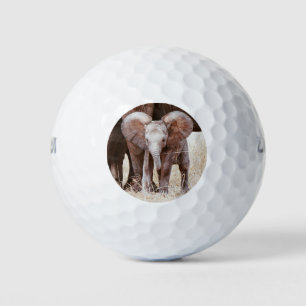 Pelotas De Golf Elefante bebé cute elefante africano con mamá