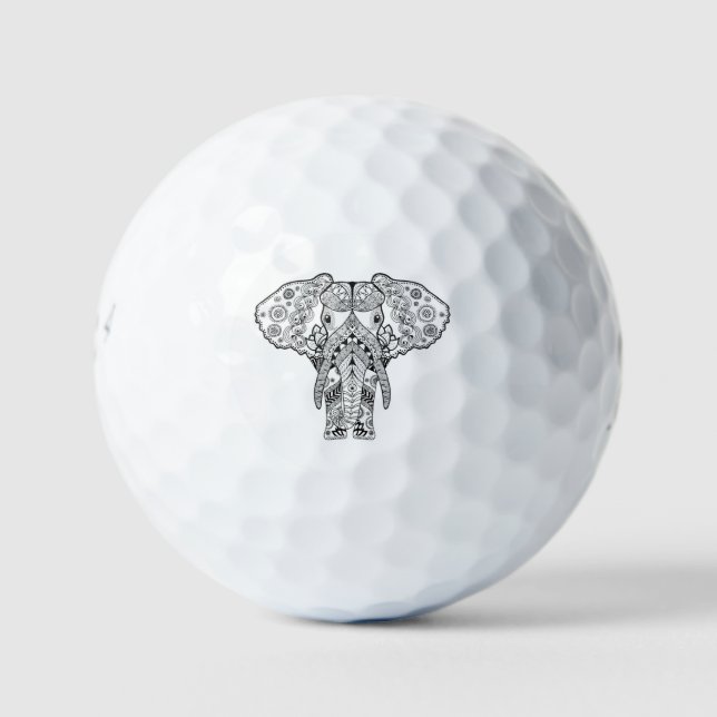 Pelotas De Golf Elefante de estilo (Anverso)