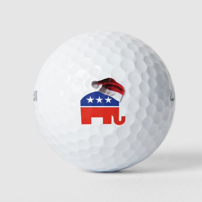 Pelotas De Golf Elefante Republicano-XMAS (Anverso)