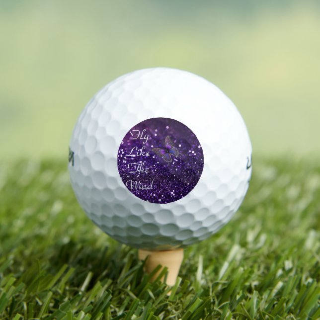 Pelotas De Golf Elegancia encantadora: la mariposa de la espuma pú (Camiseta in situ)