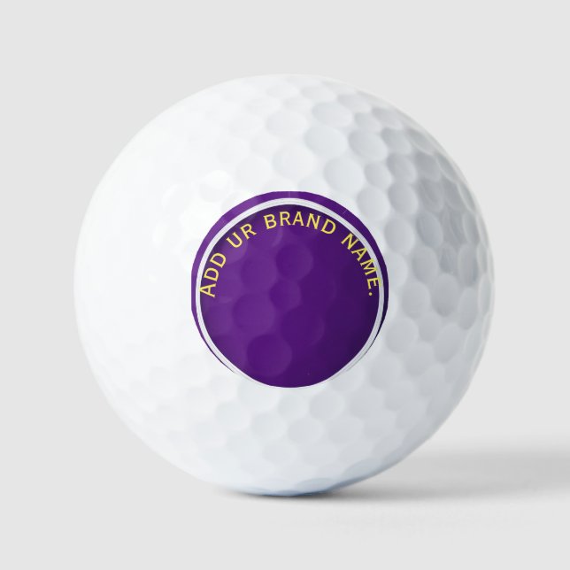Pelotas De Golf "Elegancia estelar: Diseño de temática espacial en (Anverso)