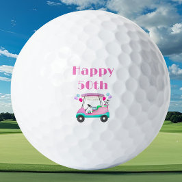 Pelotas De Golf Elegante Carrito de Golf para Fiesta de Cumpleaños