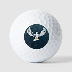 Pelotas De Golf Elegante emblema de águila calva