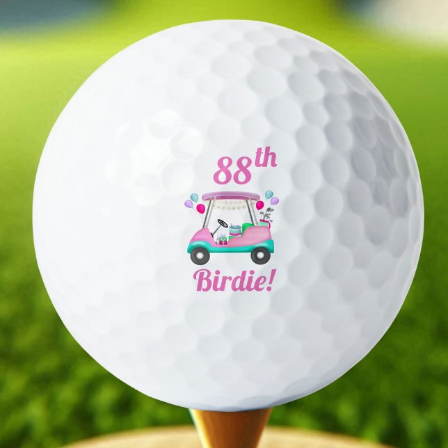 Pelotas De Golf Elegante Fiesta de golf femenino Cart 88th Birthda (Subido por el creador)