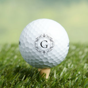 Pelotas De Golf Elegante Monograma