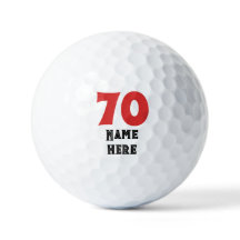 Pelotas de Golf Elegante Nombre Personalizado mejo