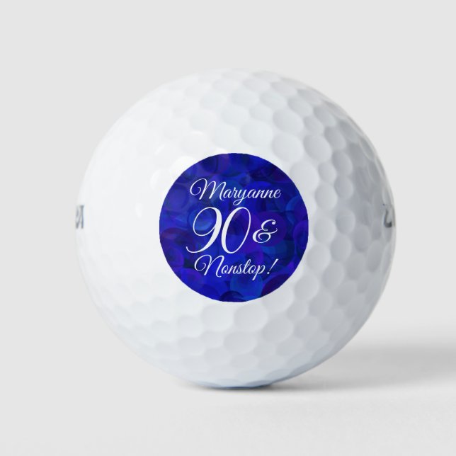 Pelotas De Golf Elegante Royal Blue 90 y fiesta ininterrumpida de  (Anverso)