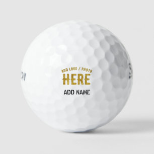 PELOTAS DE GOLF ELEGANTES PERSONALIZABLES BLANCOS MODERNOS VERIFIC