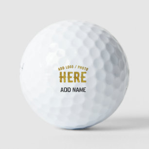 PELOTAS DE GOLF ELEGANTES PERSONALIZABLES BLANCOS MODERNOS VERIFIC