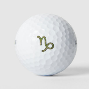 Pelotas De Golf Elemento de símbolo Zodiac de Capricornio por K Yo
