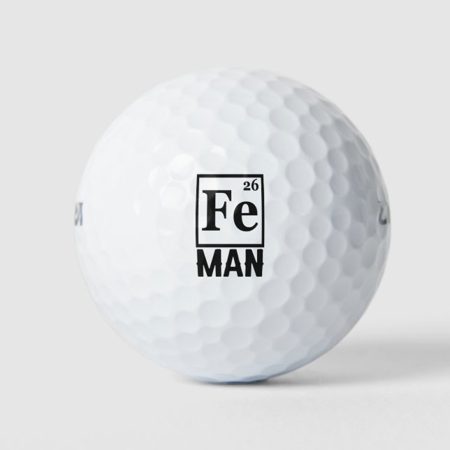 Pelotas De Golf Elemento de tabla periódica de un regalo de cienci (Anverso)