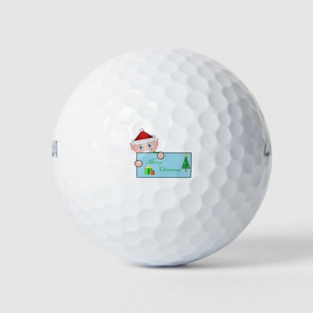 Pelotas De Golf Elf navidades (Anverso)